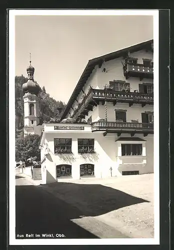 AK Reit im Winkl /Obb., Gasthof Unterwirt