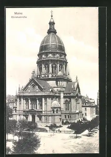 AK Mainz, Blick auf die Christuskirche