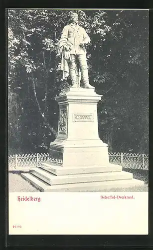 AK Heidelberg, Scheffel-Denkmal