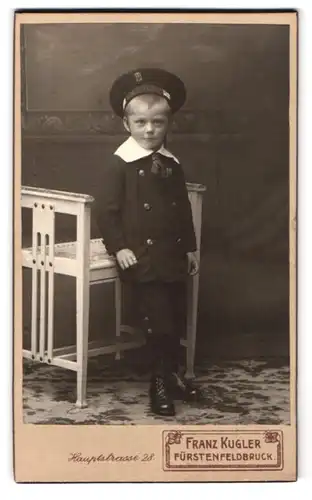 Fotografie Franz Kugler, Fürstenfeldbruck, Hauptstrasse 28, Bub in Matrosenkluft