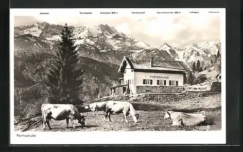 AK Garmisch-Partenkirchen, das Gasthaus Partnachalm