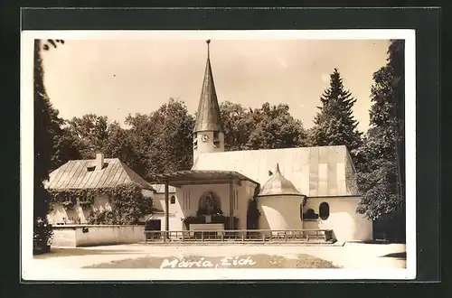 AK Maria Eich, Partie an der kirche