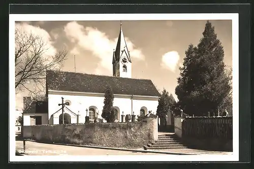 AK Grünwald, an der kath. Kirche