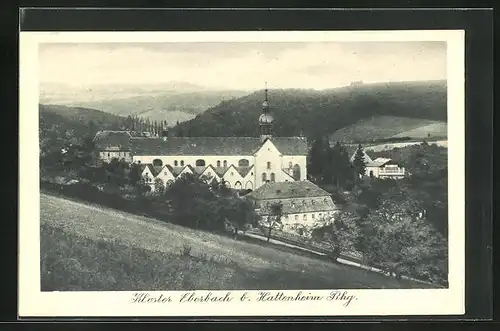 AK Hattenheim i. Rhg., Blick auf Kloster Eberbach