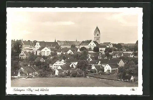 AK Scheyern in Oby., Ortstotale mit dem Kloster