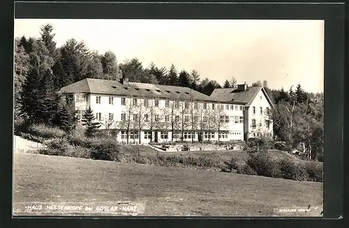 AK Goslar im Harz, am Haus Hessenkopf
