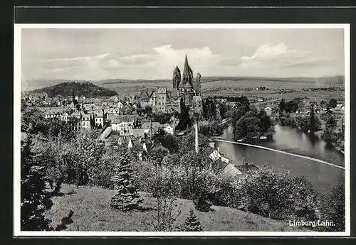 AK Limburg a.d. Lahn, Gesamtansicht mit Blick zum Dom