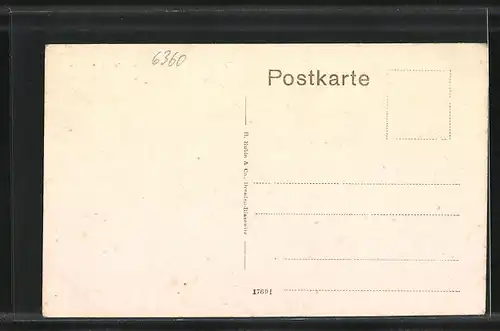 AK Friedberg i. H., Gesamtansicht von der Stadtkirche aus