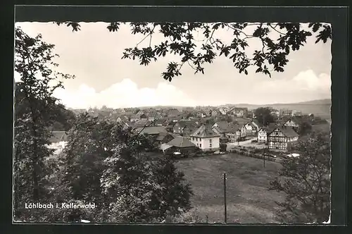 AK Löhlbach i. Kellerwald, Gesamtansicht der Ortschaft