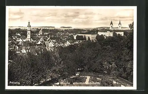 AK Freising, Gesamtansicht mit dem Kloster Weihenstephan