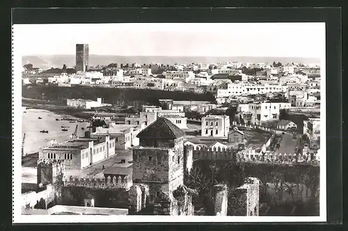 AK Rabat, Quartier de la Tour Hassan, Vue des Oudaias