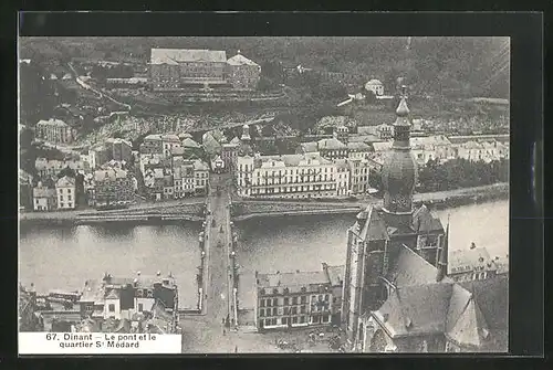 AK Dinant, Le pont et le quartier St. Médard