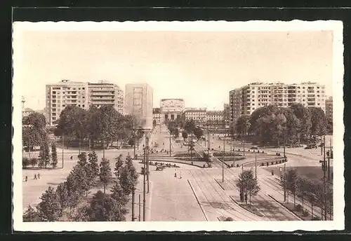 AK Milano, Piazza Fiume e Stazione Centrale, Strassenbahn