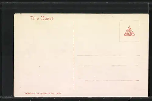 AK Schauspielerin Henny Porten in einer Filmszene aus Faust des Riesen, II. Teil