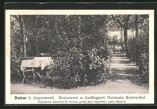 AK Rahm b. Angermund, Restaurant von Hermann Kornwebel