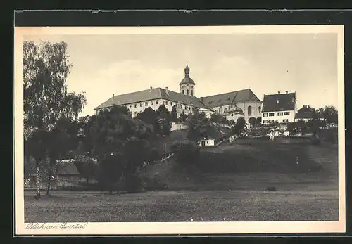 AK Hohenwart /Obb., Taubstummenanstalt, J. E. Wagnersche Wohltätigkeitsanstalten, Blick vom Paartal