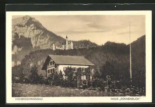 AK Hohenschwangau, Gasthaus Haus Sonnenblick
