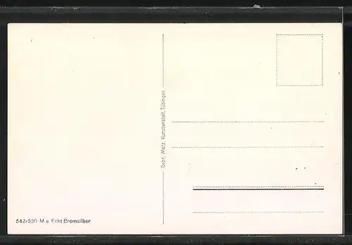 Künstler-AK Tübingen, Med. Universitätsklinik