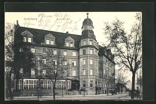 AK Insterburg, Hotel Dessauer-Hof