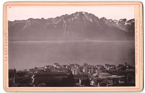 Fotografie Römmler & Jonas, Dresden, Ansicht Montreux, Panorama mit Lac Leman & Alpenlandschaft