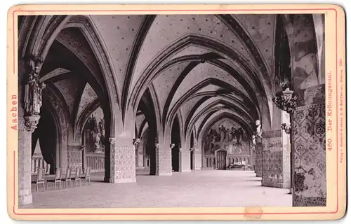 Fotografie Römmler & Jonas, Dresden, Ansicht Aachen, Krönungssaal im Rathaus