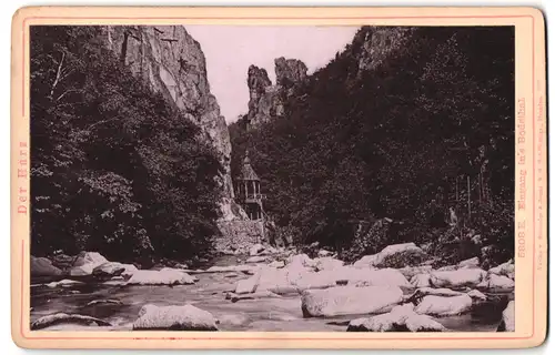 Fotografie Römmler & Jonas, Dresden, Ansicht Thale / Harz, Eingang ins Bodethal