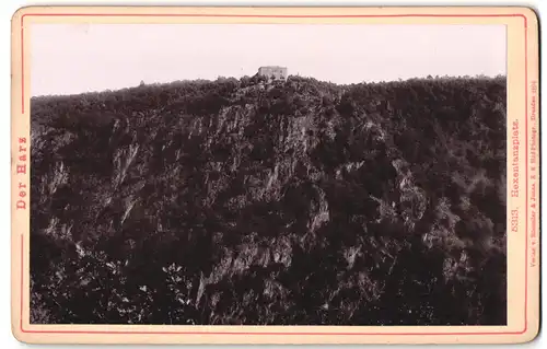 Fotografie Römmler & Jonas, Dresden, Ansicht Thale / Harz, Blick auf den Hexentanzplatz