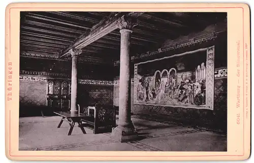 Fotografie Römmler & Jonas, Dresden, Ansicht Eisenach, Sängersaal in der Wartburg