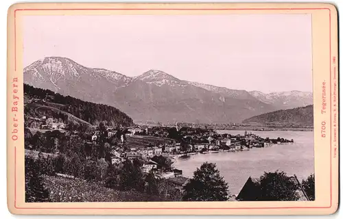 Fotografie Römmler & Jonas, Dresden, Ansicht Tegernsee, Blick zum Ort mit See