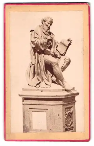 Fotografie unbekannter Fotograf, Ansicht Nürnberg, Hans Sachs Denkmal