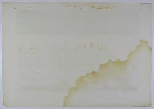 Kupferstich Guckkastenblatt Berlin, Prospect d. Kgl. Arsenals, altkoloriert um 1760 von G. B. Probst, 35 x 51cm