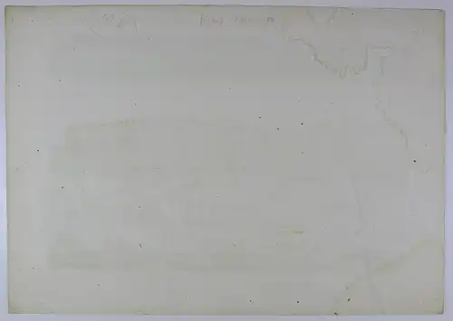 Kupferstich Guckkastenblatt Berlin, Prospect des Kgl. Schlosses, altkoloriert um 1760 von G. B. Probst, 35 x 51cm