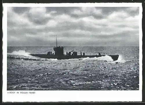 AK U-Boot in voller Fahrt
