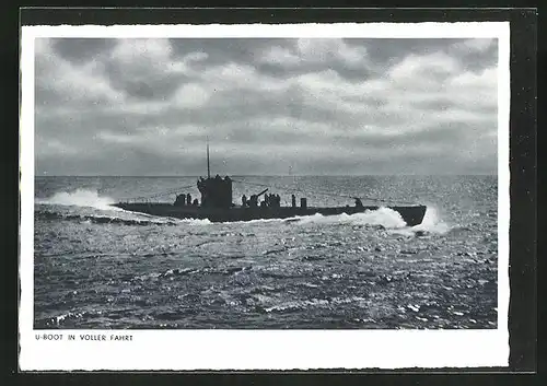 AK U-Boot in voller Fahrt