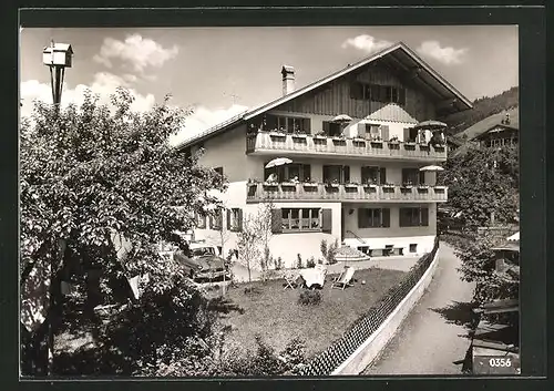 AK Hindelang / Allgäu, Hotel Haus Toni Schmid, Kirchstr. 53
