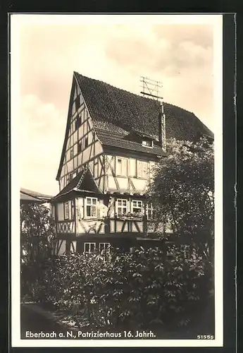 AK Eberbach a. N., Patrizierhaus 16. Jahrh.