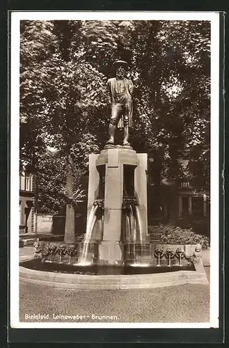 AK Bielefeld, Sicht auf den Leinweber-Brunnen