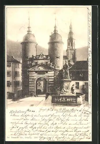 AK Heidelberg, Sicht auf die Brückenthürme