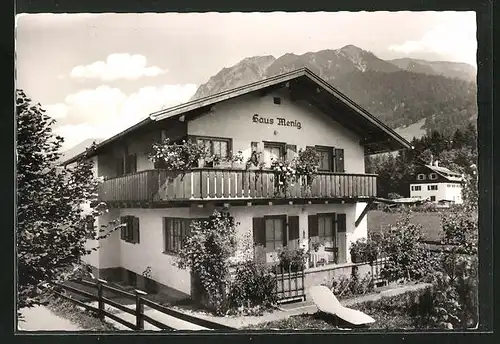 AK Oberstdorf / Allgäu, Hotel Haus Menig an der Naglergasse