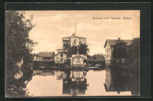 AK Mjölby, Broarna över Svartan