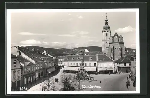 AK Neunkirchen, Marktplatz miit Kirche