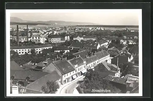 AK Neunkirchen, Ortsansicht aus der Vogelschau