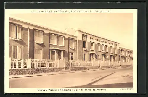 AK Seiches-sur-le-Loir, Groupe Pasteur: Habitation pour le corps de maitrise