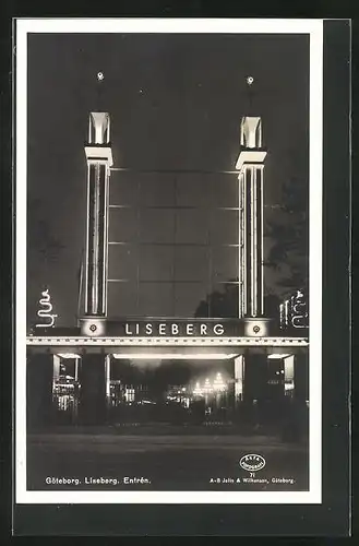 AK Göteborg, Liseberg, Entrén
