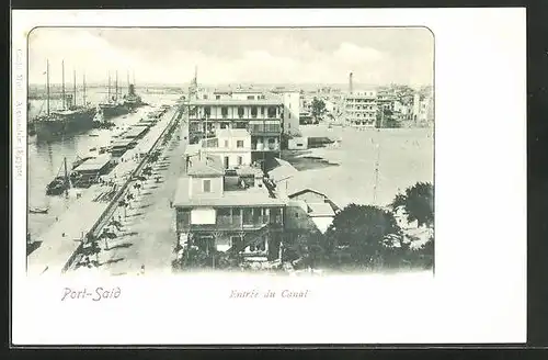 AK Port-Said, Entrée du Canal