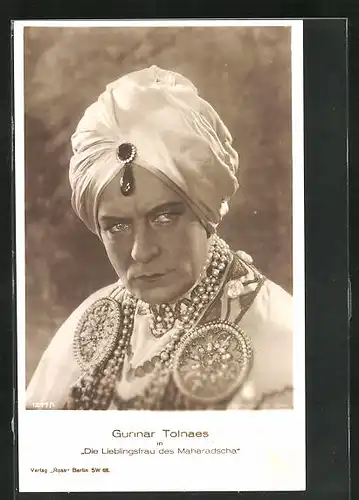 AK Die Lieblingsfrau des Maharadscha, Schauspieler Gunnar Tolnaes im Portrait