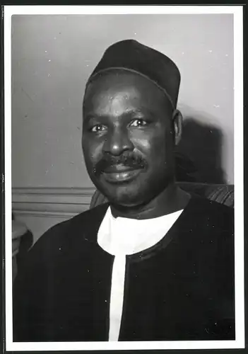 Fotografie Portrait Mallam Ibrahim Imam, Abgeordneter Oppositionsführer in Nordnigerien