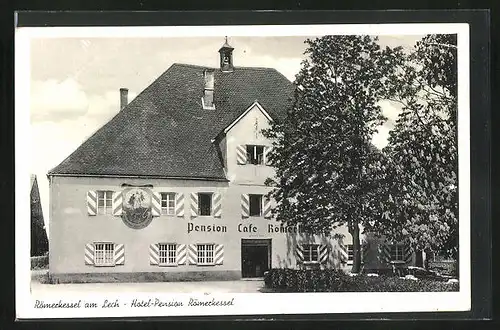 AK Asch, Hotel-Pension Römerkessel am Lech