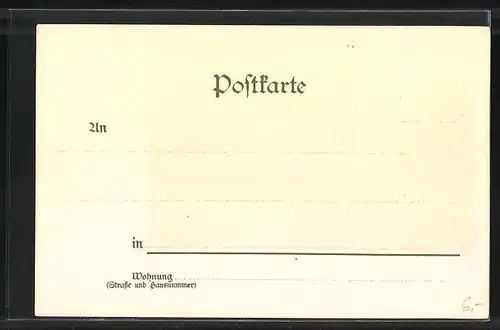 Künstler-AK Reichenhall, Teilansicht und Frau mit Schirm
