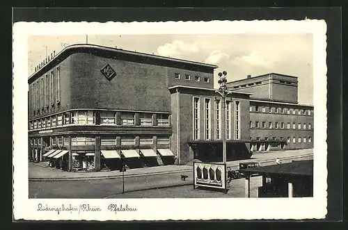 AK Ludwigshafen /Rhein, Pfalzbau mit Kino Ufa-Palast